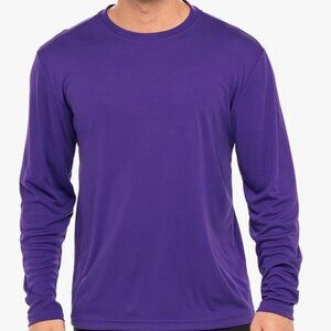 Opna Long Sleeve Performance Tee - Purple